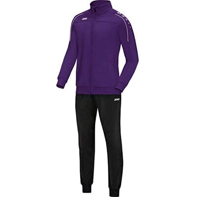 JAKO Fato de treino unissexo de poliéster Classico, roxo, 3XL JAKO Fato de treino unissexo de poliéster Classico, roxo, 3XL