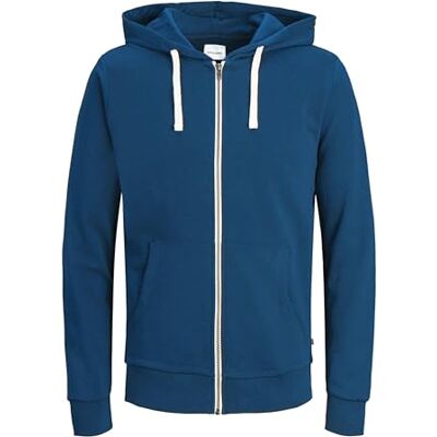 JACK & JONES Jjeholmen Sweat Zip Hood Plus Noos Camisola com capuz para homem JACK & JONES Jjeholmen Sweat Zip Hood Plus Noos Camisola com capuz para homem