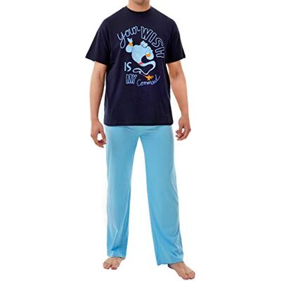 Disney Pijama para homem Aladino, azul Disney Pijama para homem Aladino, azul