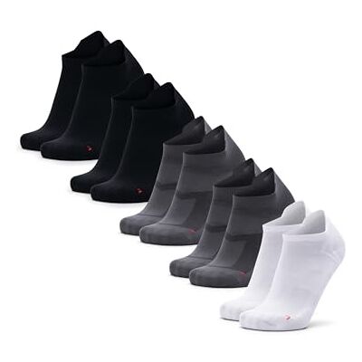 DANISH ENDURANCE Meias Esporte Homem e Mulher Curtas, Pack de 3 e 5 Roupa Desportiva, Padel, Corrida, Ginásio, Crossfit DANISH ENDURANCE Meias Esporte Homem e Mulher Curtas, Pack de 3 e 5 Roupa Desportiva, Padel, Corrida, Ginásio, Crossfit
