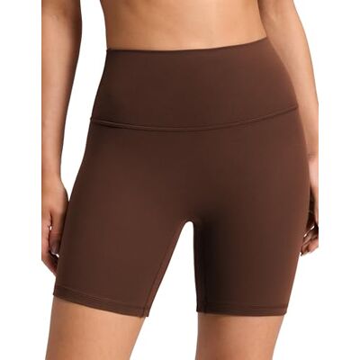 CRZ YOGA Bermudas motorista sem costura frontal, 10/15 cm Butterluxe, extremamente suave, compressão suave, ioga, cintura alta, para mulher CRZ YOGA Bermudas motorista sem costura frontal, 10/15 cm Butterluxe, extremamente suave, compressão suave, ioga, cintura alta, para mulher