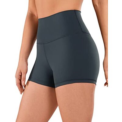 CRZ YOGA Naked Feeling Calções 7/10/15/20 cm Liso, compressão ajustada, cintura alta, ioga, desportos, ciclismo, fitness, bolso oculto na cintura, para mulher CRZ YOGA Naked Feeling Calções 7/10/15/20 cm Liso, compressão ajustada, cintura alta, ioga, desportos, ciclismo, fitness, bolso oculto na cintura, para mulher