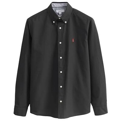 NEXT Hombres Camisas Oxford Ajustada de Manga Larga NEXT Hombres Camisas Oxford Ajustada de Manga Larga