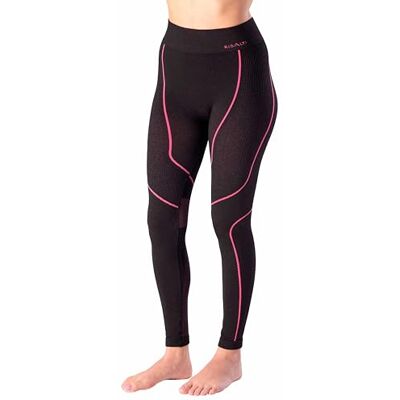 Risalti Leggings térmicas para mulher Merino Tech Calças térmicas para mulher de compressão de lã merino, roupa térmica para mulher, roupa térmica para mulher de inverno, sem costuras, Made in Italy Risalti Leggings térmicas para mulher Merino Tech Calças térmicas para mulher de compressão de lã merino, roupa térmica para mulher, roupa térmica para mulher de inverno, sem costuras, Made in Italy