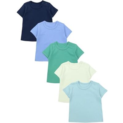 TupTam T-shirt de manga curta para bebé, conjunto de 5 TupTam T-shirt de manga curta para bebé, conjunto de 5