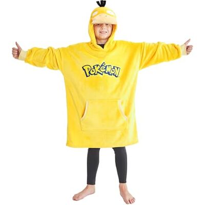 Pokémon Pokemon Camisola com capuz para crianças, Pikachu Gengar Anime Oversized camisolas poncho de forro polar com e sem bolsa incorporada Pokémon Pokemon Camisola com capuz para crianças, Pikachu Gengar Anime Oversized camisolas poncho de forro polar com e sem bolsa incorporada