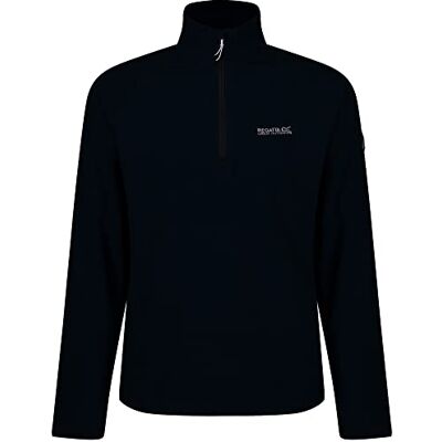 Regatta Montes Forro Polar de Microfelpa Leve, Estampado de Listras Finas e Meia Zíper Camisola Leve de Pelúcia com Meia Zíper Homem (Pack de 1) Regatta Montes Forro Polar de Microfelpa Leve, Estampado de Listras Finas e Meia Zíper Camisola Leve de Pelúcia com Meia Zíper Homem (Pack de 1)