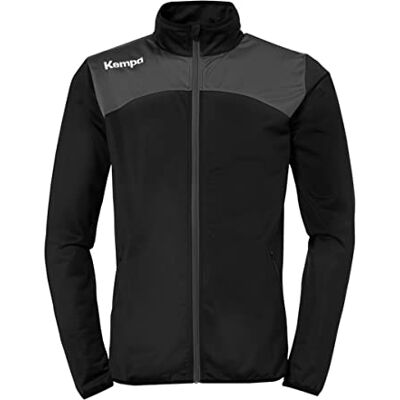 Kempa Emotion 2.0 Poly Jacket camisola, homem, preto/anthra, L Kempa Emotion 2.0 Poly Jacket camisola, homem, preto/anthra, L