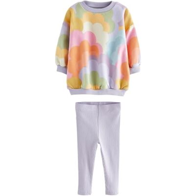 NEXT Niñas Conjunto de leggings y sudadera NEXT Niñas Conjunto de leggings y sudadera