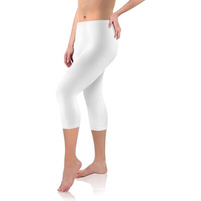 Sesto Senso Mulher perneiras comprimento 3/4 viscose colorido leggings meninas desportos ioga Sesto Senso Mulher perneiras comprimento 3/4 viscose colorido leggings meninas desportos ioga
