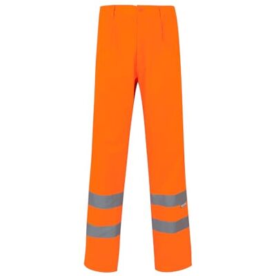 VELILLA 160 calças de alta visibilidade, cor laranja flúor, tamanho S VELILLA 160 calças de alta visibilidade, cor laranja flúor, tamanho S