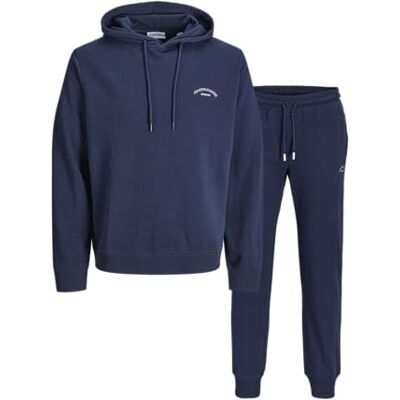 JACK & JONES Jjcollege Logo Sweat Hood Set Mp Jjcollege logótipo camisola com capuz Set Mp homem (pacote de 1) JACK & JONES Jjcollege Logo Sweat Hood Set Mp Jjcollege logótipo camisola com capuz Set Mp homem (pacote de 1)