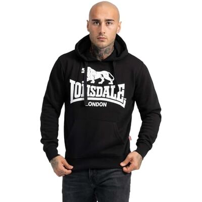 Lonsdale Gosport 2 camisola com homem, Preto, Unissexo 2XL Lonsdale Gosport 2 camisola com homem, Preto, Unissexo 2XL