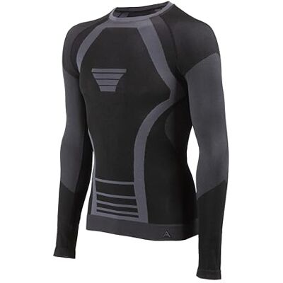 Risalti T-shirt térmica homem e mulher extrema unissexo t-shirt de manga comprida para mulher e homem, t-shirt térmica para mulher e homem respirável, roupa térmica de inverno sem costuras Made in Risalti T-shirt térmica homem e mulher extrema unissexo t-shirt de manga comprida para mulher e homem, t-shirt térmica para mulher e homem respirável, roupa térmica de inverno sem costuras Made in