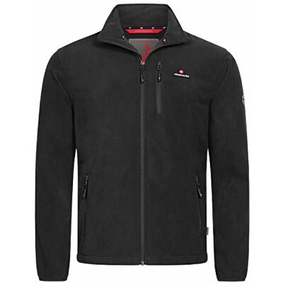 Höhenhorn Badus Casaco polar para homem fecho completo caminhadas ao ar livre caminhadas, M Höhenhorn Badus Casaco polar para homem fecho completo caminhadas ao ar livre caminhadas, M