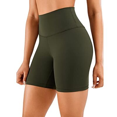CRZ YOGA Naked Feeling Calções 7/10/15/20 cm Liso, compressão ajustada, cintura alta, ioga, desportos, ciclismo, fitness, bolso oculto na cintura, para mulher CRZ YOGA Naked Feeling Calções 7/10/15/20 cm Liso, compressão ajustada, cintura alta, ioga, desportos, ciclismo, fitness, bolso oculto na cintura, para mulher