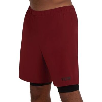 TCA Calção Curto Homem Esporte com Bolsos e Malhas Calções Esportivos Homem para Corrida, Ginásio, Padel Homem 2 em 1 com Calções Curtos e Bolsos com Zíper, M TCA Calção Curto Homem Esporte com Bolsos e Malhas Calções Esportivos Homem para Corrida, Ginásio, Padel Homem 2 em 1 com Calções Curtos e Bolsos com Zíper, M