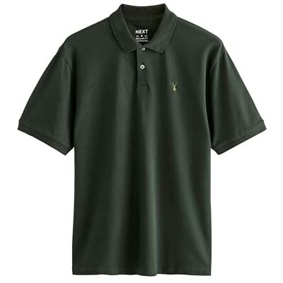 NEXT Hombres Polo de piqué de Manga Corta y Corte estándar NEXT Hombres Polo de piqué de Manga Corta y Corte estándar