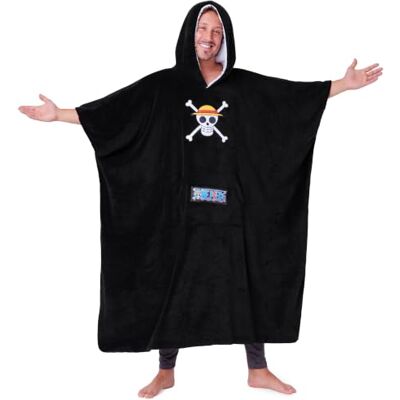 One Piece Moletom Masculino Moletom Manta com Capuz de Forro Polar, Tamanho Único, Oversize Presentes para Homens One Piece Moletom Masculino Moletom Manta com Capuz de Forro Polar, Tamanho Único, Oversize Presentes para Homens