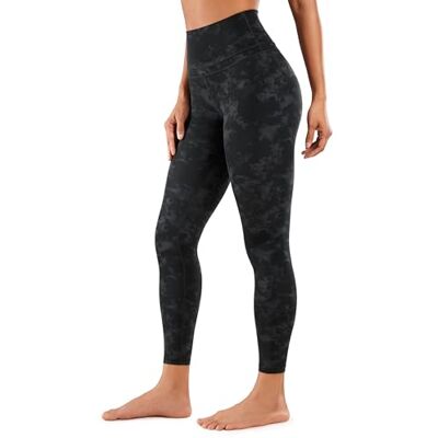 CRZ YOGA Naked Feeling Leggings 64 cm Liso, compressão ajustada, ioga, fitness, desporto, cintura alta, com bolso oculto na cintura, 7/8, para mulher CRZ YOGA Naked Feeling Leggings 64 cm Liso, compressão ajustada, ioga, fitness, desporto, cintura alta, com bolso oculto na cintura, 7/8, para mulher
