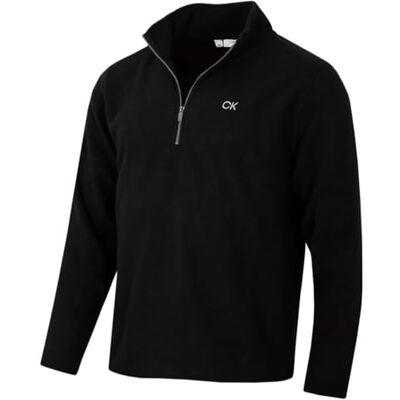 Calvin Camisola de golfe elástica com forro polar e 1/2 fecho de correr 2025 homem Calvin Camisola de golfe elástica com forro polar e 1/2 fecho de correr 2025 homem