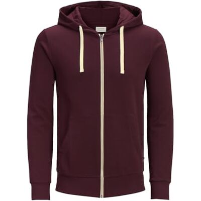 JACK & JONES Jjeholmen Sweat Zip Hood Plus Noos Camisola com capuz para homem JACK & JONES Jjeholmen Sweat Zip Hood Plus Noos Camisola com capuz para homem