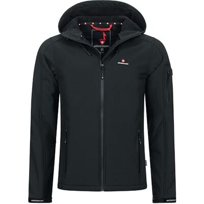 Höhenhorn Altus casaco Softshell para homem, para exteriores, funcional, impermeável, respirável, com forro interior de micropolar, S Höhenhorn Altus casaco Softshell para homem, para exteriores, funcional, impermeável, respirável, com forro interior de micropolar, S