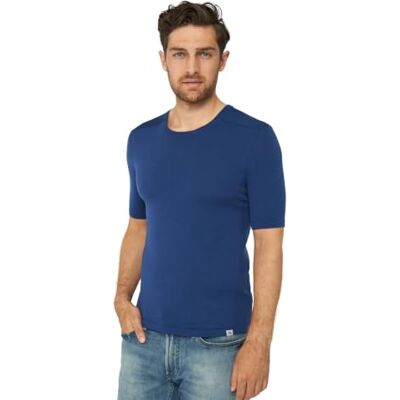 DANISH ENDURANCE T-shirt térmica para homem de manga curta em lã Merino, t-shirt interior para homem Camiseta Térmica de Lana Merino, Transpirable y Termorreguladora, sin Malos Olores, para Senderismo, Ciclismo y Aire Libre DANISH ENDURANCE T-shirt térmica para homem de manga curta em lã Merino, t-shirt interior para homem Camiseta Térmica de Lana Merino, Transpirable y Termorreguladora, sin Malos Olores, para Senderismo, Ciclismo y Aire Libre