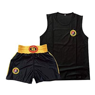 Inlefen Crianças Sanda Roupas Conjunto de Boxe para Meninos e Meninas Adultos Calções de Boxe Muay Thai Roupas de Artes Marciais Treino Roupa Esportiva Inlefen Crianças Sanda Roupas Conjunto de Boxe para Meninos e Meninas Adultos Calções de Boxe Muay Thai Roupas de Artes Marciais Treino Roupa Esportiva