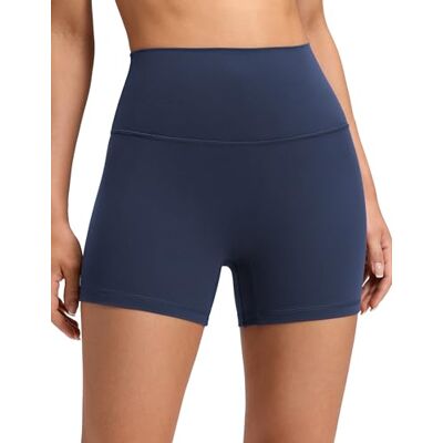 CRZ YOGA Bermudas motorista sem costura frontal, 10/15 cm Butterluxe, extremamente suave, compressão suave, ioga, cintura alta, para mulher CRZ YOGA Bermudas motorista sem costura frontal, 10/15 cm Butterluxe, extremamente suave, compressão suave, ioga, cintura alta, para mulher