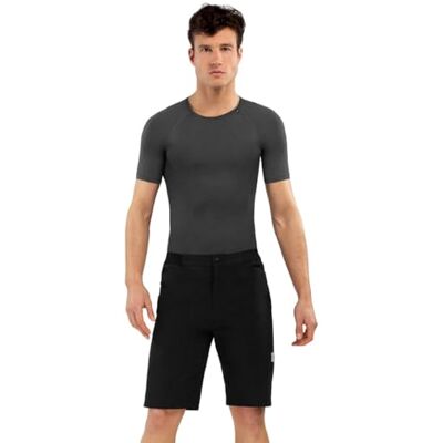 SIROKO Pantalón Corto Gravel Ciclismo Block Negro SIROKO Pantalón Corto Gravel Ciclismo Block Negro
