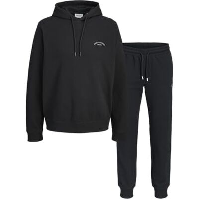 JACK & JONES Jjcollege Logo Sweat Hood Set Mp Jjcollege logótipo camisola com capuz Set Mp homem (pacote de 1) JACK & JONES Jjcollege Logo Sweat Hood Set Mp Jjcollege logótipo camisola com capuz Set Mp homem (pacote de 1)