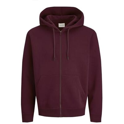 JACK & JONES Zip Hoodie Plain Zip Hoodie JACK & JONES Zip Hoodie Plain Zip Hoodie