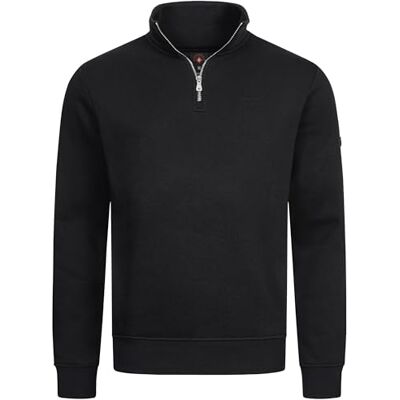 Höhenhorn Troiberg Troyer Camisola com fecho de correr para homem com gola Höhenhorn Troiberg Troyer Camisola com fecho de correr para homem com gola
