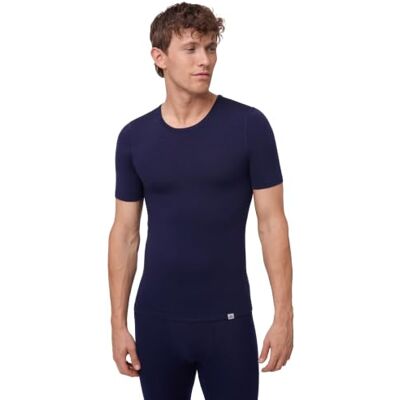 DANISH ENDURANCE T-shirt térmica para homem de manga curta em lã Merino, t-shirt interior para homem Camiseta Térmica de Lana Merino, Transpirable y Termorreguladora, sin Malos Olores, para Senderismo, Ciclismo y Aire Libre DANISH ENDURANCE T-shirt térmica para homem de manga curta em lã Merino, t-shirt interior para homem Camiseta Térmica de Lana Merino, Transpirable y Termorreguladora, sin Malos Olores, para Senderismo, Ciclismo y Aire Libre