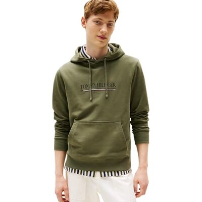 Tommy Hilfiger Sudadera Hombre Brand Love Hoodie de algodón Tommy Hilfiger Sudadera Hombre Brand Love Hoodie de algodón