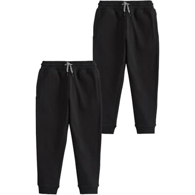 NEXT Pacote de 2 calças de fato de treino para crianças com corte fino NEXT Pacote de 2 calças de fato de treino para crianças com corte fino
