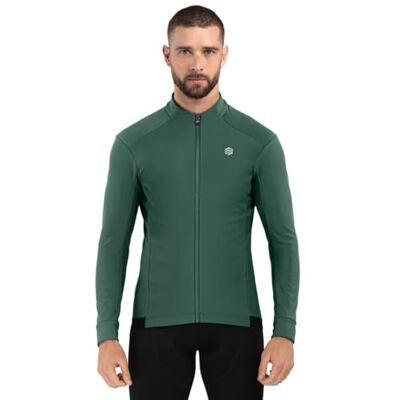 SIROKO Casaco de Ciclismo Softshell J1 para Homem, Isolamento Térmico com Tecido Micropolar SIROKO Casaco de Ciclismo Softshell J1 para Homem, Isolamento Térmico com Tecido Micropolar