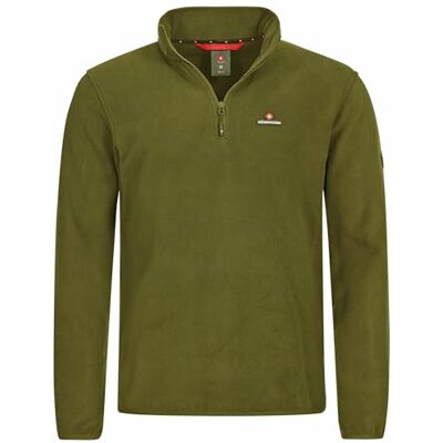 Höhenhorn Skyja Camisola de inverno de forro polar para homem, camisola quente com meio fecho, verde, XXL Höhenhorn Skyja Camisola de inverno de forro polar para homem, camisola quente com meio fecho, verde, XXL