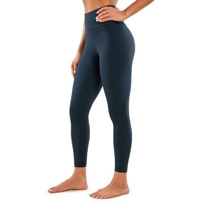 CRZ YOGA Naked Feeling Leggings 64 cm Liso, compressão ajustada, ioga, fitness, desporto, cintura alta, com bolso oculto na cintura, 7/8, para mulher CRZ YOGA Naked Feeling Leggings 64 cm Liso, compressão ajustada, ioga, fitness, desporto, cintura alta, com bolso oculto na cintura, 7/8, para mulher