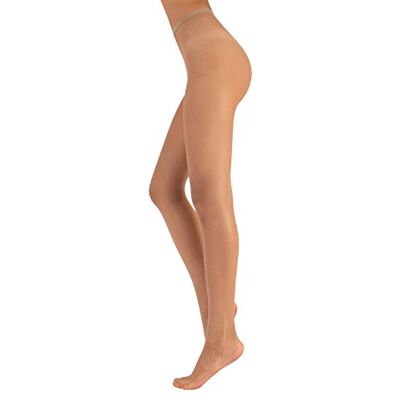 CALZITALY Meias de grelha, meias sem costuras, naturais, pretas, S, M-L, XL-XXL, 3XL, 4XL, Meias italianas (M-L, natural) CALZITALY Meias de grelha, meias sem costuras, naturais, pretas, S, M-L, XL-XXL, 3XL, 4XL, Meias italianas (M-L, natural)