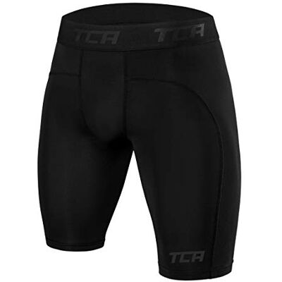 TCA Calções térmicos para homens e crianças Pro Performance Compression Base Layer, Preto, M TCA Calções térmicos para homens e crianças Pro Performance Compression Base Layer, Preto, M