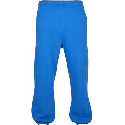 Urban Classics Calças de ginástica homem calças de desporto pretas soltas, Azul e rosa: Urban Classics Calças de ginástica homem calças de desporto pretas soltas, Azul e rosa: