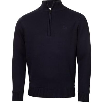 Calvin Homem Rapid 1/2 Zip durável camisola macia às riscas Calvin Homem Rapid 1/2 Zip durável camisola macia às riscas