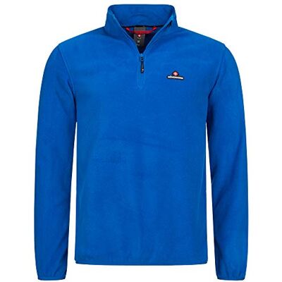 Höhenhorn Skyja Camisola de inverno de forro polar para homem, camisola quente com meio fecho, azul, M Höhenhorn Skyja Camisola de inverno de forro polar para homem, camisola quente com meio fecho, azul, M