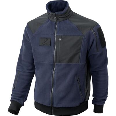 ACE Schakal Casaco polar Slim Fit: casaco de exterior para ciclismo, caminhadas e trekking, desportivo e quente, Marinha, XXL ACE Schakal Casaco polar Slim Fit: casaco de exterior para ciclismo, caminhadas e trekking, desportivo e quente, Marinha, XXL