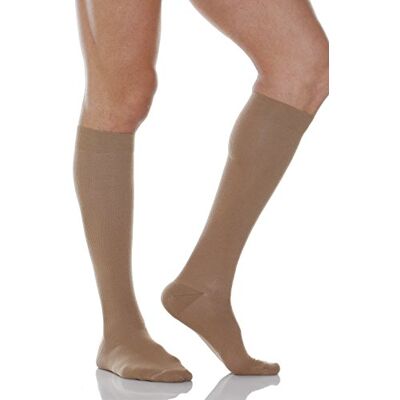 Relaxsan 820 (bege 3/M) Meias de compressão graduada 18-22 mmHg algodão unissexo homem mulher Relaxsan 820 (bege 3/M) Meias de compressão graduada 18-22 mmHg algodão unissexo homem mulher