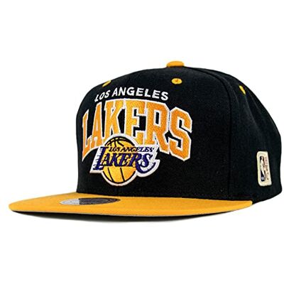 Mitchell & Ness Team Arch Snapback (NBA/HWC), Os Anjos Lakers, Tamanho único Mitchell & Ness Team Arch Snapback (NBA/HWC), Os Anjos Lakers, Tamanho único