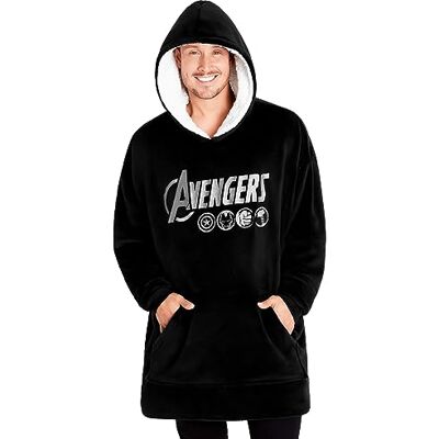 Marvel Camisola Oversize Homem Avengers Camisola Oversize dos Vingadores Manta Homem, Tamanho único Marvel Camisola Oversize Homem Avengers Camisola Oversize dos Vingadores Manta Homem, Tamanho único