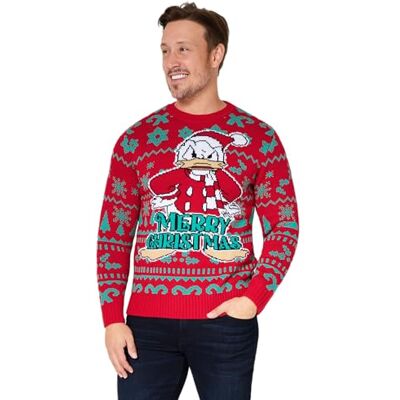 Disney Camisola natalícia homem, camisola de Natal presentes homem e adolescentes Disney Camisola natalícia homem, camisola de Natal presentes homem e adolescentes